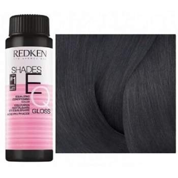 Краска-блеск без аммиака для тонирования и ухода - Redken Shades Eq Gloss 01B - Иссиня-черный